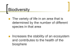 Biodiversity AND final exam review questions ppt