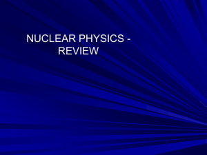 The Strong Nuclear Force and the Stability of the Nucleus