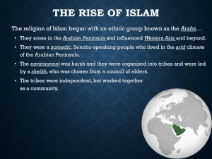 The Foundations of Islam PowerPoint