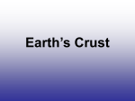 Earth`s Crust