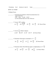 Precalculus Quiz 1 Section 4