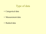 Qualitative (Categorical) Data