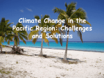 Impacts of Climate Change in the Pacific