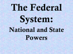 The Federal System: