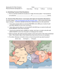 A. Identifying Tectonic Plate Boundaries B. Tectonic Plate Movement