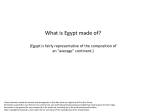 What is Egypt made of?