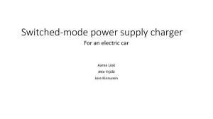 Switched-mode power supply charger