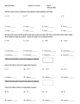 Advanced Math Review 5.1-5.2 Quiz Name: February 2016 Find the