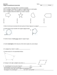 Quadrilaterals Study Guide