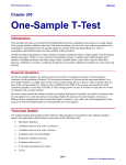 One-Sample T-Test