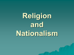 Religion and Nationalism