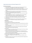Study Guide Evolution of Animals Chapters 32-35