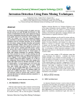 Intrusion Detection Using Data Mining Techniques