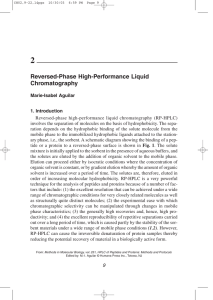 Reversed-Phase High-Performance Liquid Chromatography