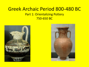 Greek Dark Ages And Protogeometric Pottery
