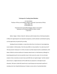 Techniques for Teaching the Reading of Atonal Melodies