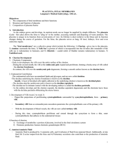 3.Lecturenotes(Placenta and fetal membrane)