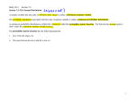 Math 1313 Section 7.5 1 Section 7.5: The Normal Distribution A