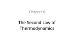 The Second Law of Thermodynamics