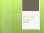 Unit 1 Test Review - creamerhistory.com