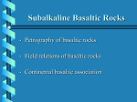 Subalkaline basaltic rocks