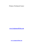 Primary Peritoneal Cancer www.AssignmentPoint.com Primary