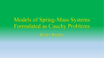 Spring Mass Systems