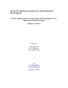 Study of Thermal Resistance Measurement Techniques