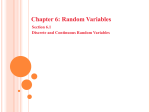 discrete random variable X