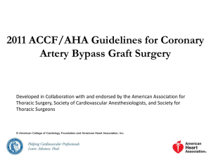 Revascularization to Improve Survival: Non