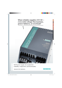 What reliably supplies 24 V DC