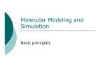 Reut Avni - Molecular Dynamics Simulations