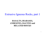 Lab 4 - Basalt, Diabase, Andesite, Dacite