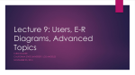 Lecture 9: Users, ER Diagrams - csns