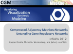 Compressed Adjacency Matrices: Untangling Gene Regulatory