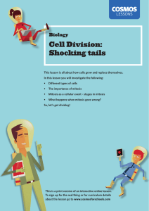 Cell Division: Shocking tails