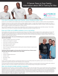 Information about BRCA Testing for Men