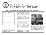 The Easton Local Historic District includes within