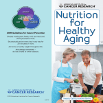 Nutrition for Healthy Aging - American Institute for Cancer Research