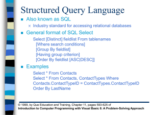 Table 2.1 Simple Visual Basic Data Types