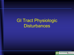 GI Tract Physiologic Disturance