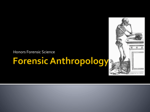 Forensic Anthropology