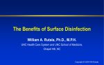 The Benefits of Surface Disinfection