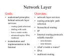 Chapter 4: Network Layer