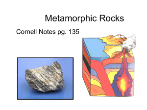 Metamorphic Rocks