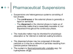 pharmaceutical suspensions