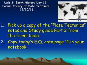 The Theory of Continental Drift