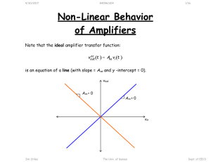 Non linear behavior