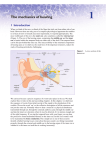 The mechanics of hearing