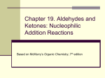Chapter 19. Aldehydes and Ketones